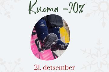 ADVENDIKALENDER 21. detsember "Kuoma -20%"